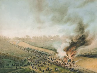 Accident on the Versailles to Bellevue Railway, 8th May 1842